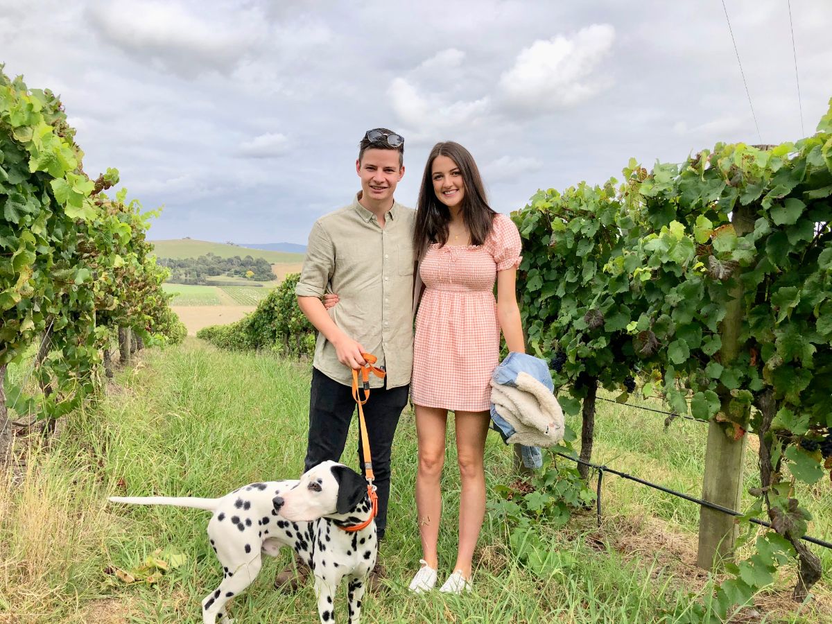 Pooches and Pinot wine tour at Helen & Joeys