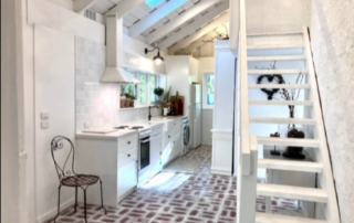 country style kitchen in One Wee Cottage Healesville